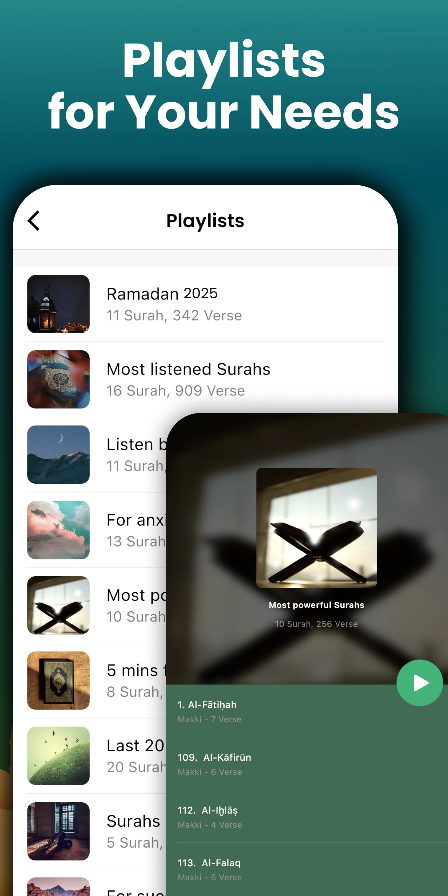 Quran 360: English, Audio screenshot